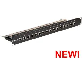 16-channel LAN surge protector with passive PoE input, PTF-516R-ECO/InPoE/P