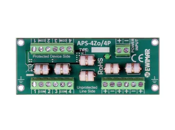 Overspenningsavleder av 4 alarmdetektorer montert utendørs, APS-4Zo/4P